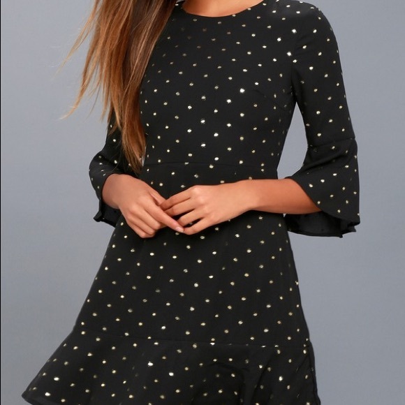 Lulu’s She’s Dot It Going On Dress - Picture 1 of 4
